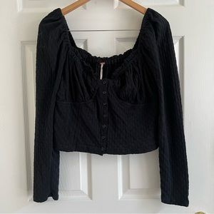 Free People Ladybug Long Sleeve Top XL